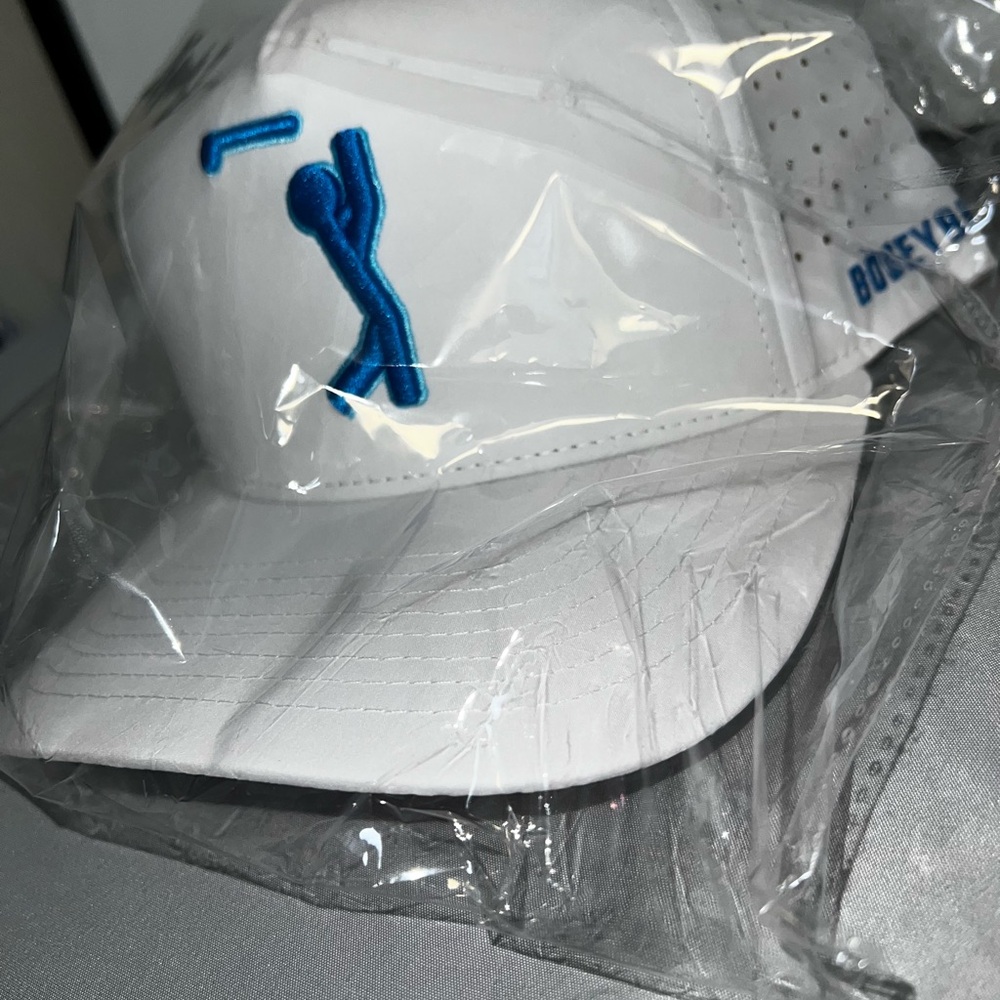 Bogeybros Logo The Bogeyman PGA SnapBack Hat - White - OS